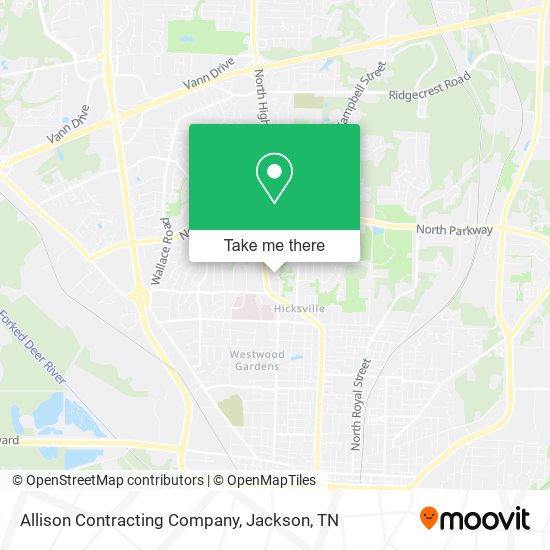 Allison Contracting Company map