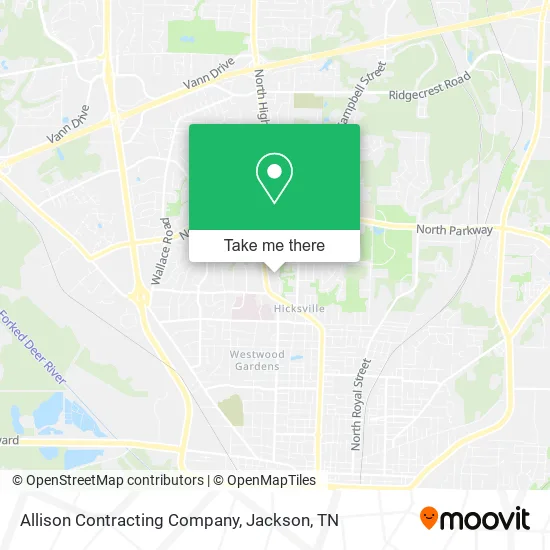 Mapa de Allison Contracting Company