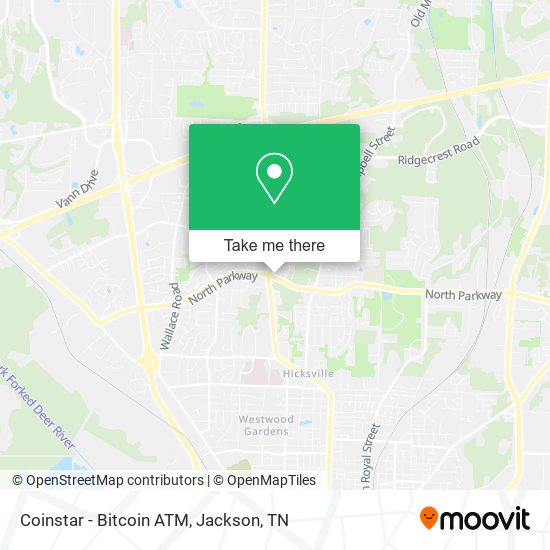 Mapa de Coinstar - Bitcoin ATM