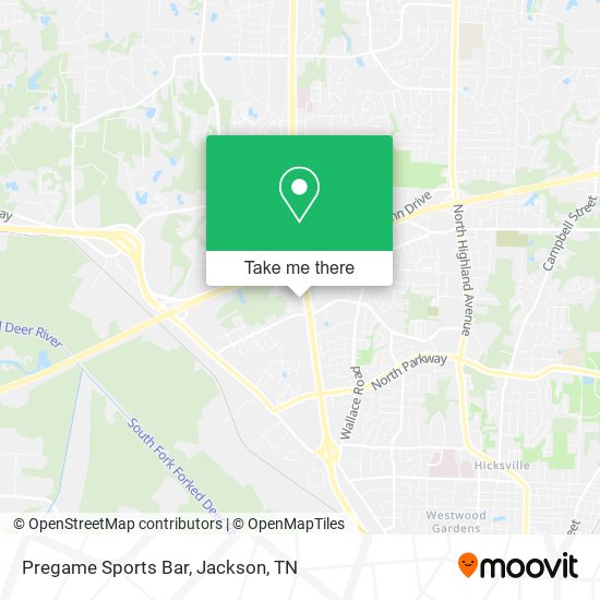 Mapa de Pregame Sports Bar