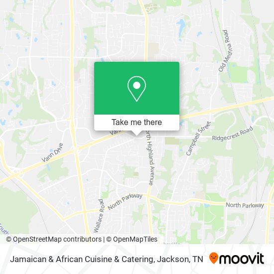 Jamaican & African Cuisine & Catering map