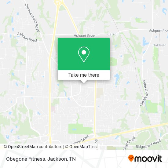 Mapa de Obegone Fitness
