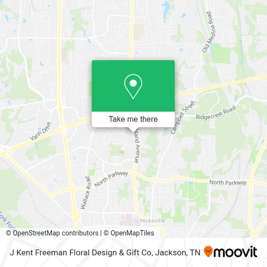 J Kent Freeman Floral Design & Gift Co map