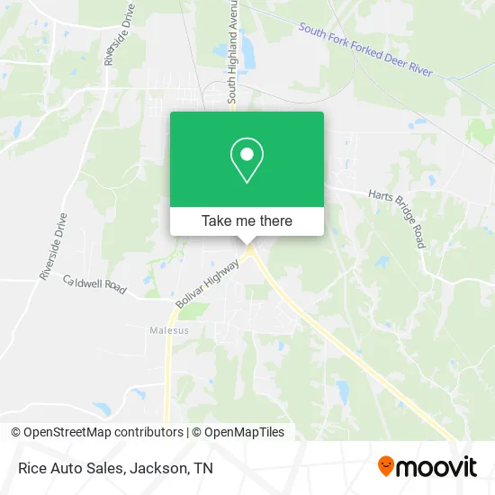 Mapa de Rice Auto Sales