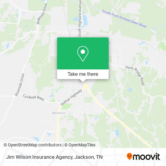 Jim Wilson Insurance Agency map
