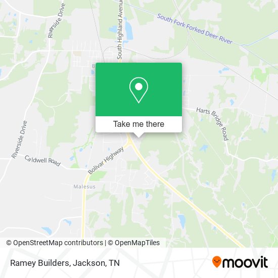 Ramey Builders map