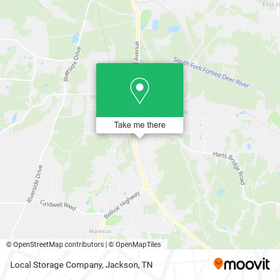 Mapa de Local Storage Company