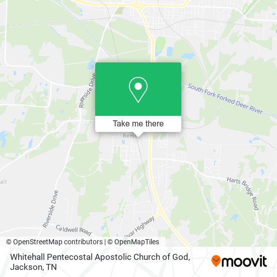 Mapa de Whitehall Pentecostal Apostolic Church of God