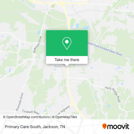 Primary Care-South map