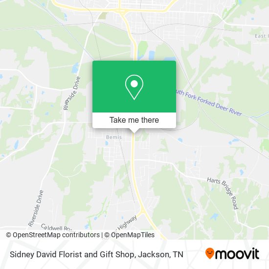 Sidney David Florist and Gift Shop map