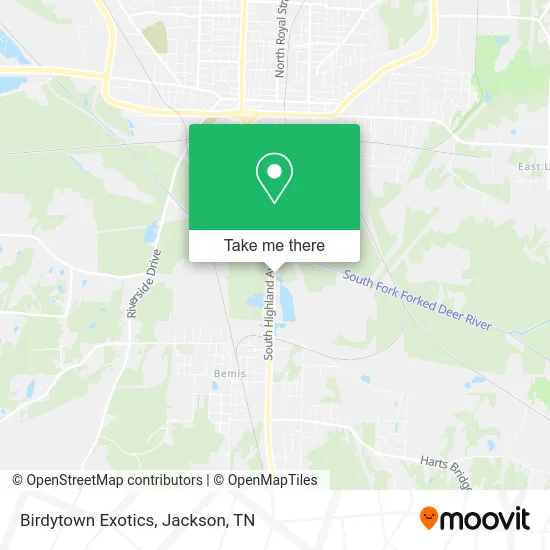 Birdytown Exotics map