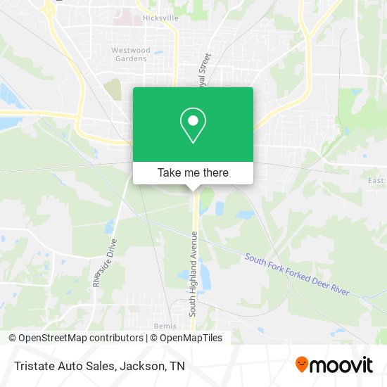 Tristate Auto Sales map