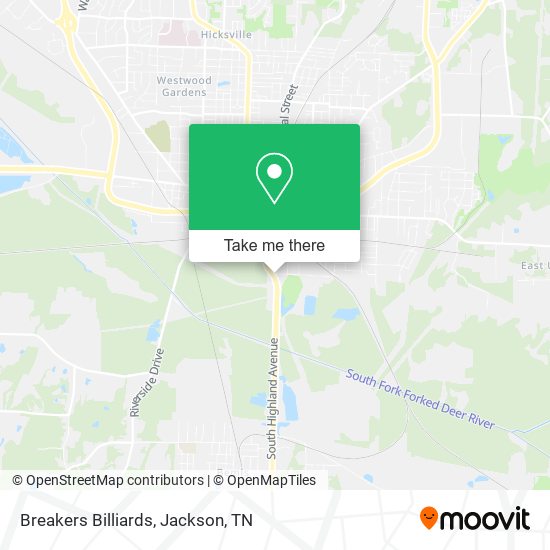 Mapa de Breakers Billiards