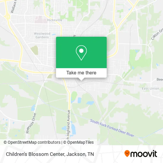 Children's Blossom Center map