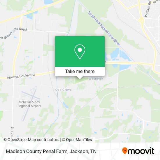 Mapa de Madison County Penal Farm