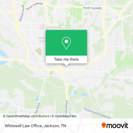 Whitesell Law Office map