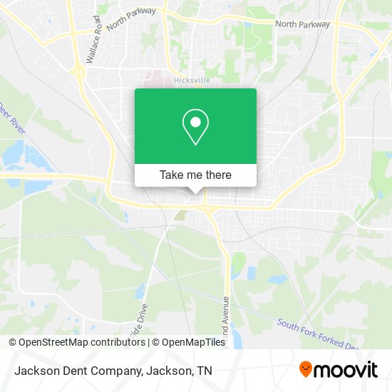 Jackson Dent Company map