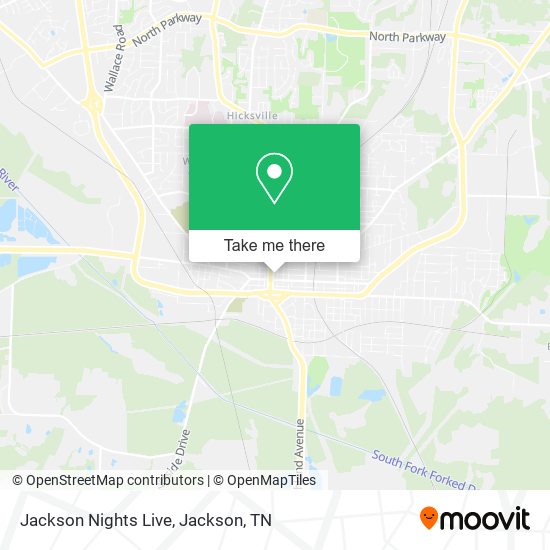 Jackson Nights Live map