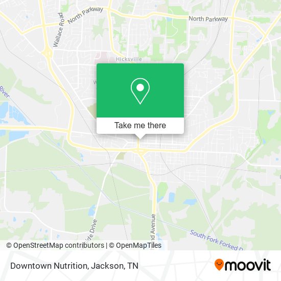 Mapa de Downtown Nutrition