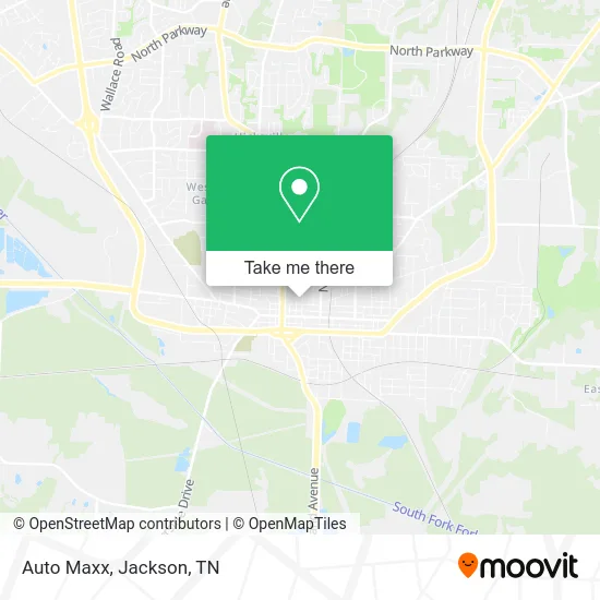 Auto Maxx map