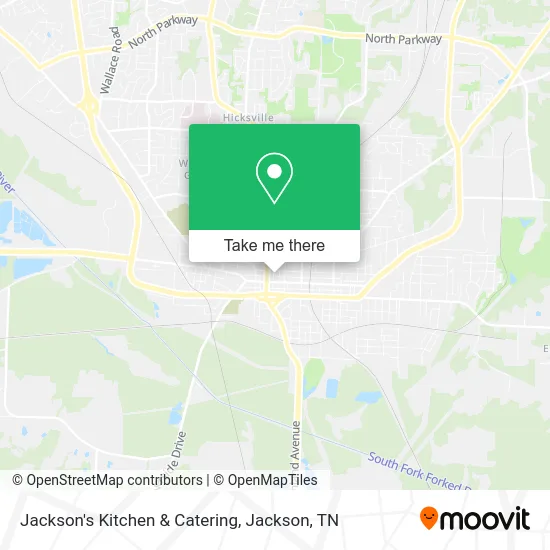 Jackson's Kitchen & Catering map