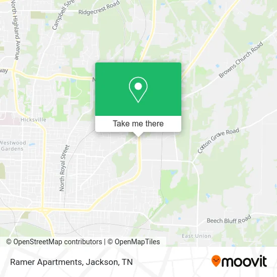 Ramer Apartments map