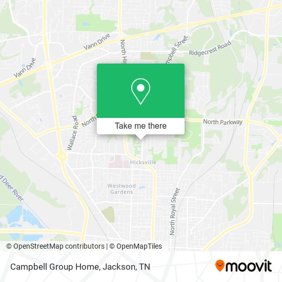 Campbell Group Home map