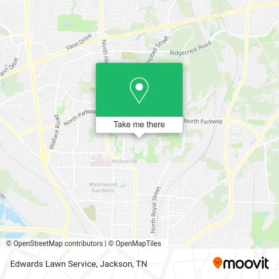 Edwards Lawn Service map