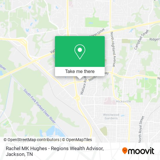 Rachel MK Hughes - Regions Wealth Advisor map
