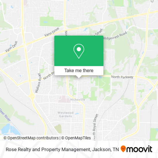 Mapa de Rose Realty and Property Management