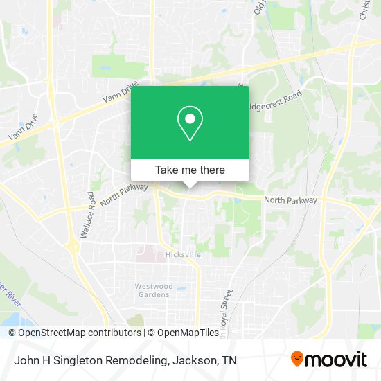 Mapa de John H Singleton Remodeling