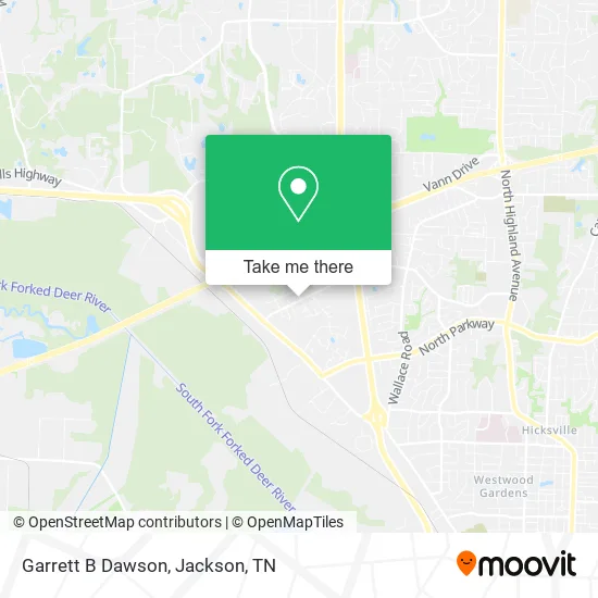 Garrett B Dawson map