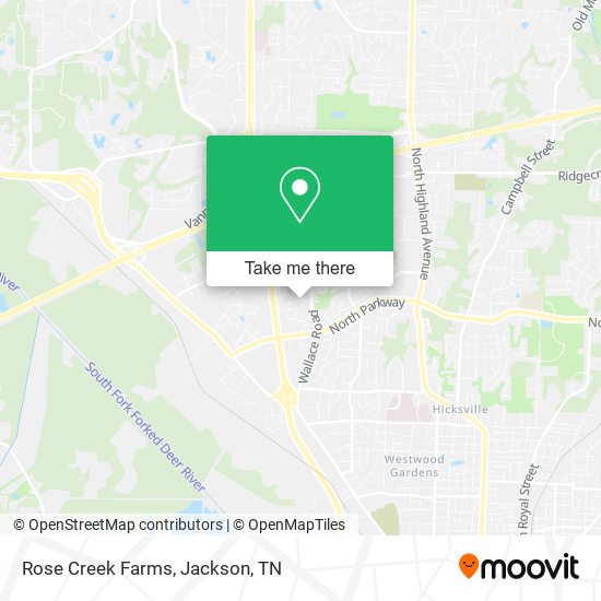 Rose Creek Farms map