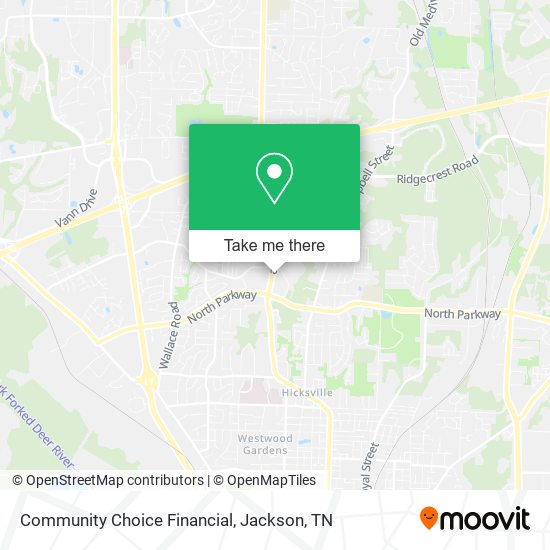 Mapa de Community Choice Financial