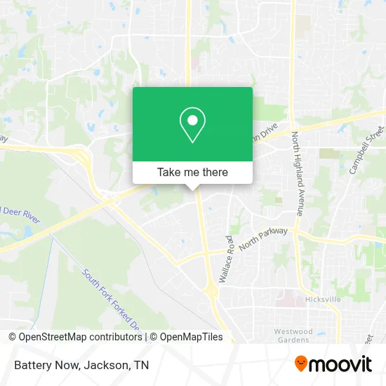 Battery Now map