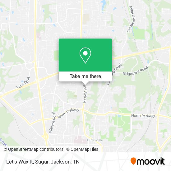 Mapa de Let's Wax It, Sugar