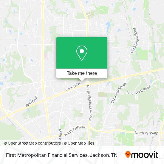 Mapa de First Metropolitan Financial Services
