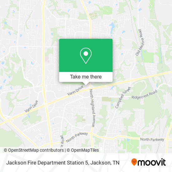 Mapa de Jackson Fire Department Station 5