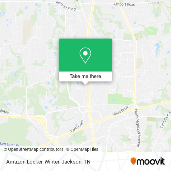 Amazon Locker-Winter map