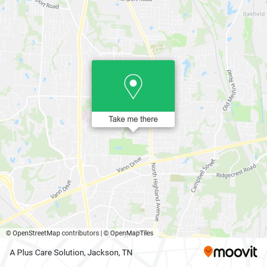 Mapa de A Plus Care Solution