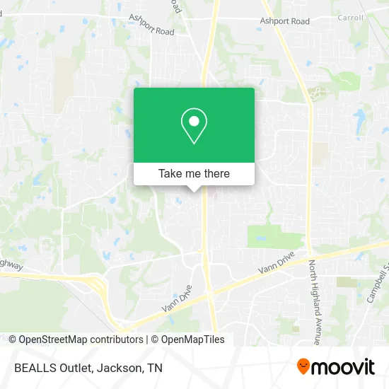 BEALLS Outlet map