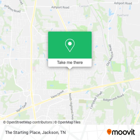 Mapa de The Starting Place
