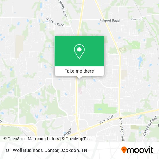 Mapa de Oil Well Business Center