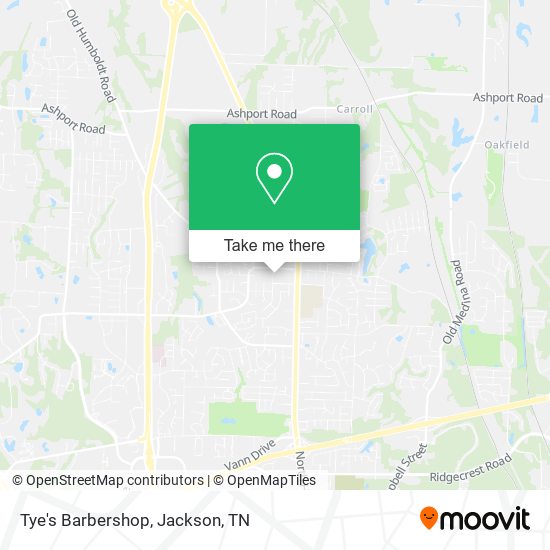 Mapa de Tye's Barbershop