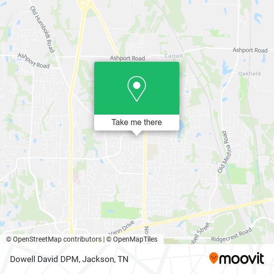 Dowell David DPM map