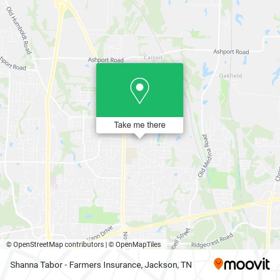 Shanna Tabor - Farmers Insurance map