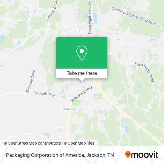 Packaging Corporation of America map