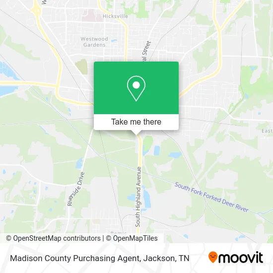 Madison County Purchasing Agent map