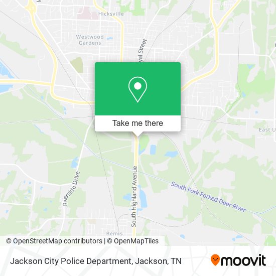 Mapa de Jackson City Police Department