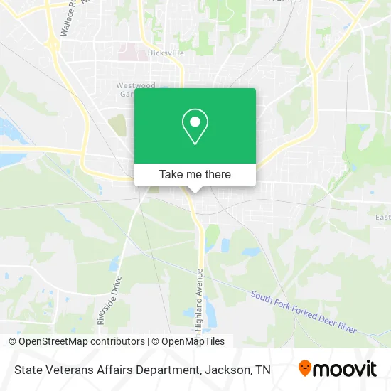 Mapa de State Veterans Affairs Department